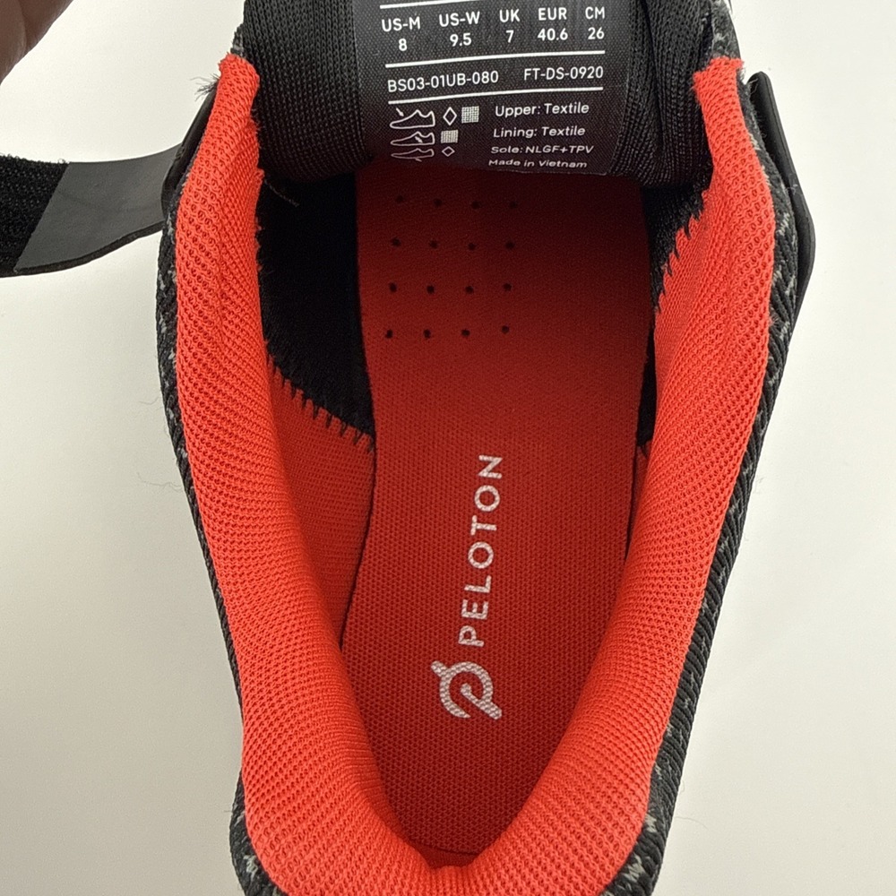 Peloton Altos Unisex Cycling Shoes US 9.5 W/8 M/EU 40.6 BS03-01UB-080 With Cleat - Picture 16 of 16